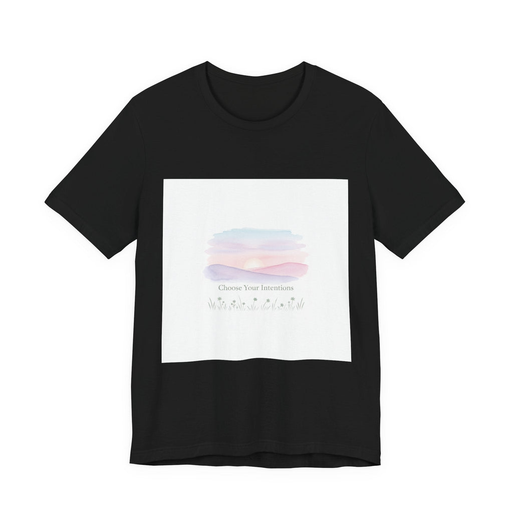 gentle intentions tee | mindful wellness pastel gradient