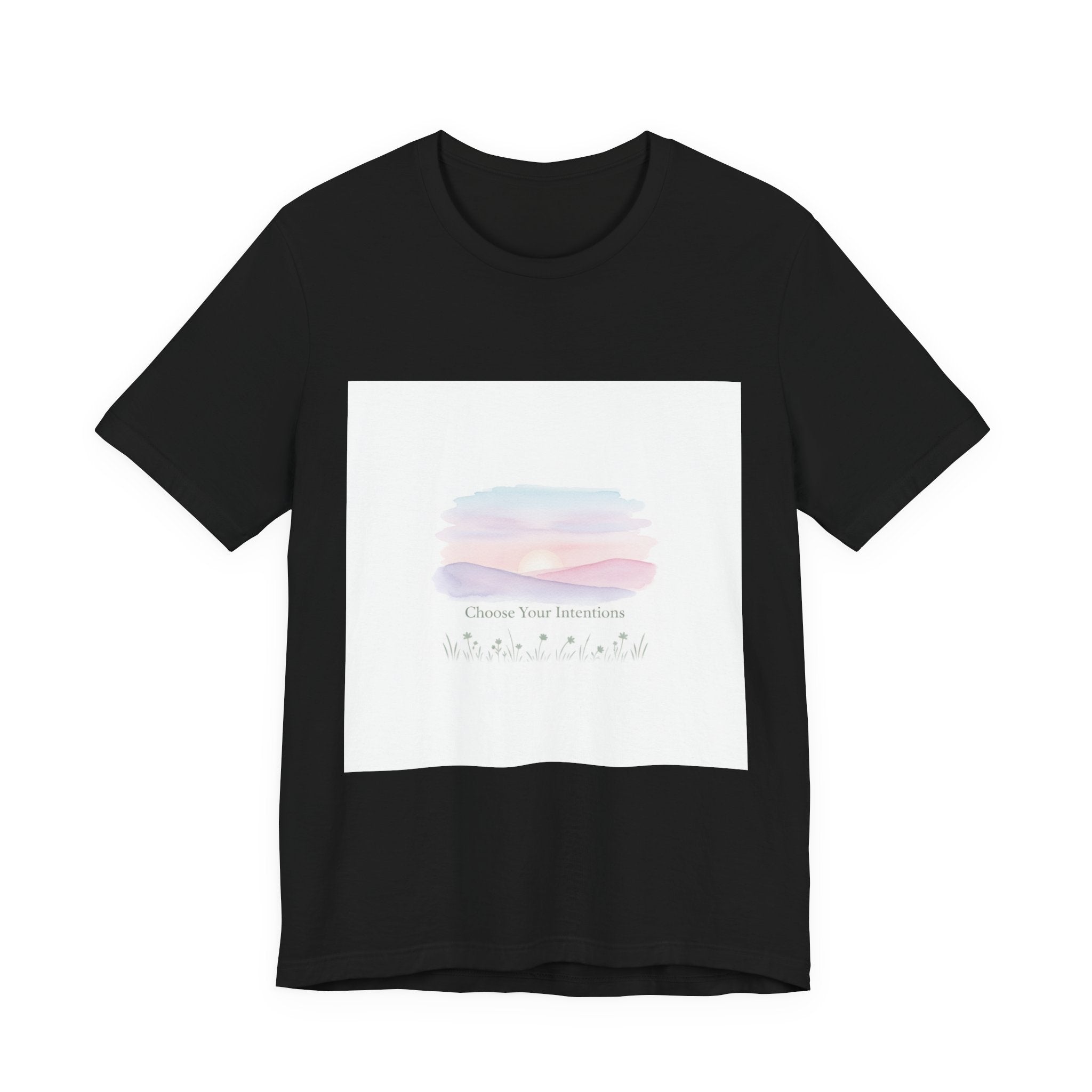 gentle intentions tee | mindful wellness pastel gradient