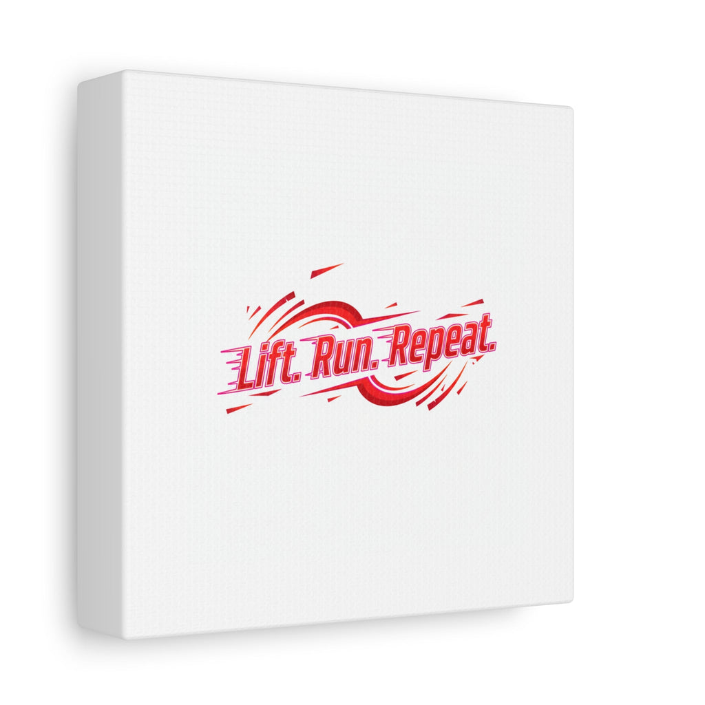 Lift Run Repeat Canvas | Fitness Wall Art, Gym Motivation