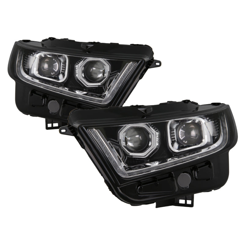 SPYDER xTune 15-16 Ford Edge (Halogen Model Only) LED Projector Headlights - Chrome PRO-JH-FEDGE15-LED-C 9939815