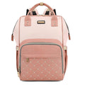 Diaper Bag Backpack, Diaper Bags for Baby Girls Boys, Baby Bags for Moms Dads, Nappy Changing Bag with Insulated Pockets,Multi-functional Waterproof Backpack with Stroller straps -Pink light pink
