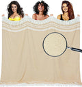 Oversized Turkish Beach Towel Blanket Cotton Giant XL Sandproof Towels Huge Linen XXL Extra Large Big Throw Quilt Blankets for Adults Cloud Travel Camping Glamping Accessories Essentials