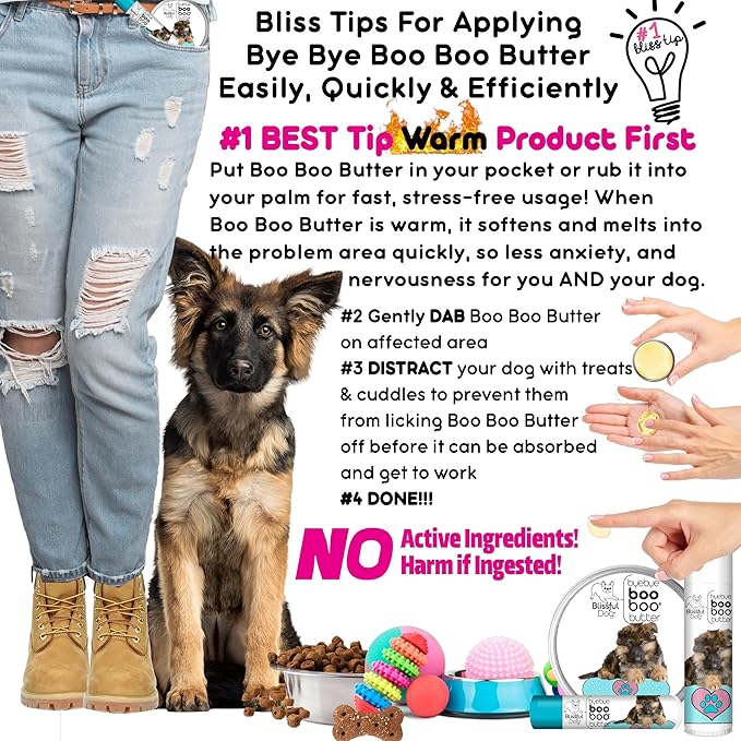 The Blissful Dog 4 oz TIN German Shepherd Booboo Butter