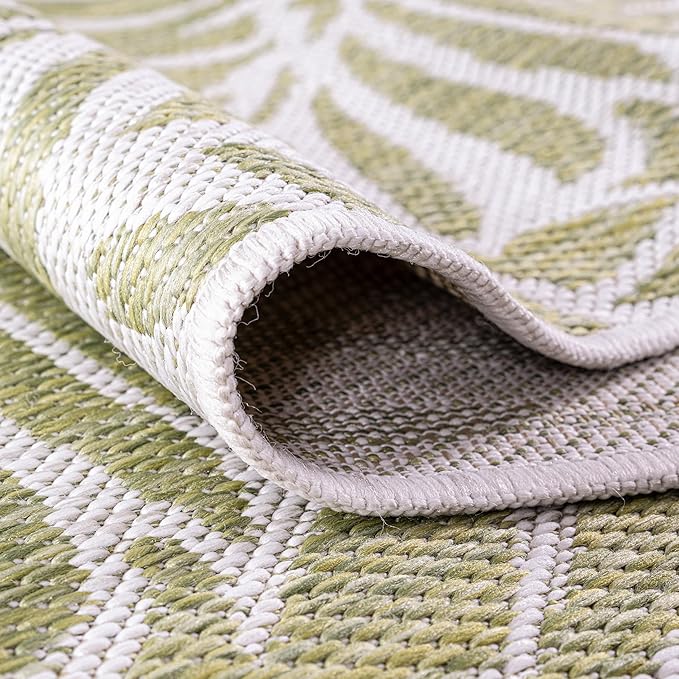 Keen Home Design Terrace Outdoor Area Rug - 5x8 Washable Indoor/Outdoor Rug for Patio, Kitchen, Balcony, Beach, Garden, Deck and Porch, Size: 5'3"x7'7"