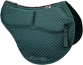 ECP Equine Comfort Products All-Purpose Contoured Correction Saddle Pad with Adjustable Memory Foam Inserts for Custom Support, Non-Slip, Shock Absorbing, 22” Spine, 19.5” Drop