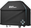 Simple Houseware 55 in. Waterproof Heavy Duty Gas BBQ Grill Cover, Weather-Resistant Polyester