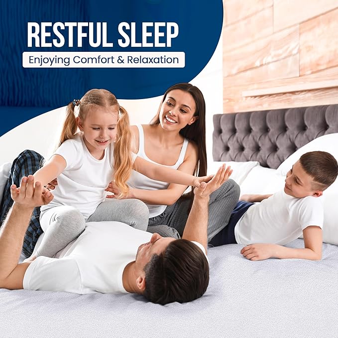 Utopia Bedding Waterproof Mattress Protector King Size 2 Pack, 200 GSM Breathable Terry Mattress Cover, Fitted Style with Stretchable Pockets (White)