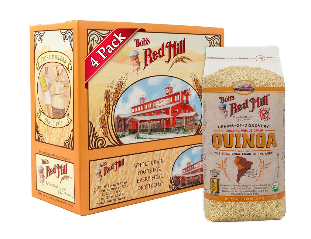 Bob's Red Mill Organic Quinoa, 26 oz., Pack of 4