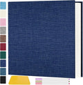 Zesthouse Large 18In Photo Album Self Adhesive 60 Pages, Scrapbook Albums with Sticky Page Holds 10x12 & 8x10 & 5X7 & 4x6 Pictures, DIY Photo Book Ideal Gift for Family Wedding Baby