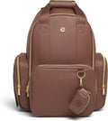 Huggies Signature Hug Pack Diaper Backpack, Cognac Leather, O/S