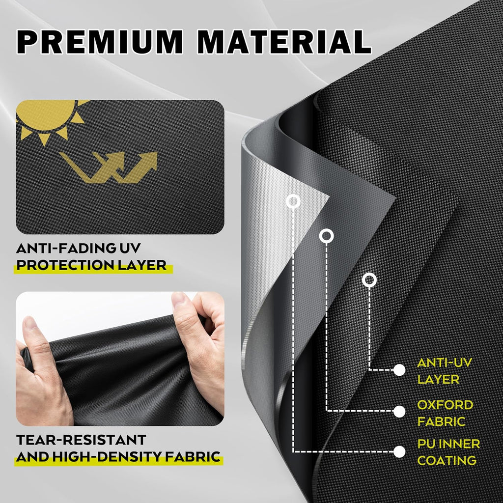Griddle Cover for Member's Mark Pro Series 5-Burner Outdoor Gas Grill Model # G70305, Flat Top Grill Cover for Member's Mark 5 Burner Outdoor Griddle Model # G70306-Waterproof