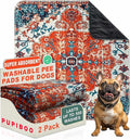 Washable Pee Pads for Dogs - Super Absorbent Reusable Puppy Training Pads - 100% Waterproof, Leak-Proof & Non-Slip Whelping Pads for Pet Housebreaking