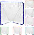 Velocity - Lacrosse Goal - Portable Steel Frame with Black Net, Perfect for Youth and Adult Training, Backyard Design