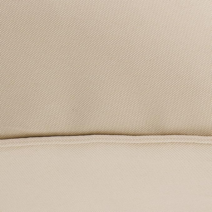 Classic Accessories Montlake Water-Resistant 19 x 20 x 4 Inch Patio Lounge Back Cushion, Antique Beige, Outdoor Loveseat Cushions