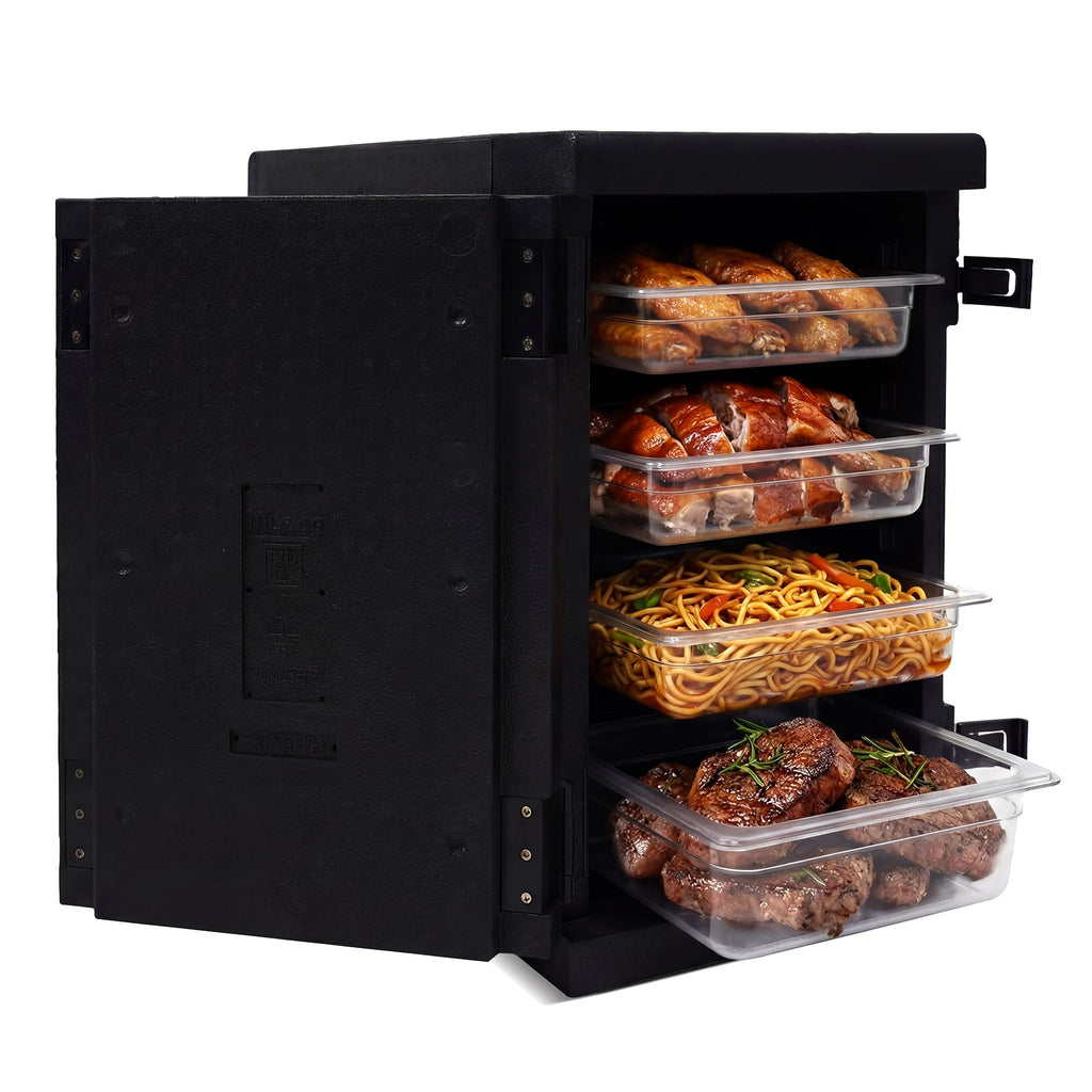 91 Qt Insulated Food Pan Carrier with Safety Buckles