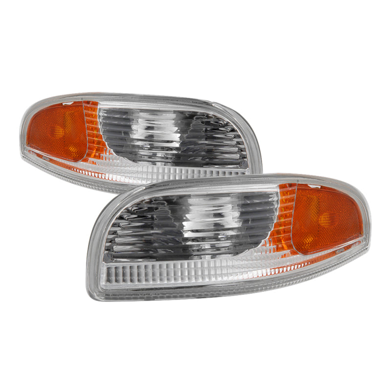 SPYDER xTune Chevy Corvette 97-04 Bumper Signal Lights - Chrome CBL-JH-CCORV97-AM-C 9036606