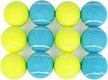 Prime Pets Tennis Balls for Dogs, 2.5 Inch, 12 Pack, Squeaky Dog Toy, Interactive Pet Fetch Ball for Medium and Large Dogs, Squeaky Dog Toys