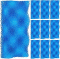 Maxcheck 10 Pack Compatible with 106/107 Blue Bio Sponge Value, Replacement Filter Media Sponge Pads for Aquarium