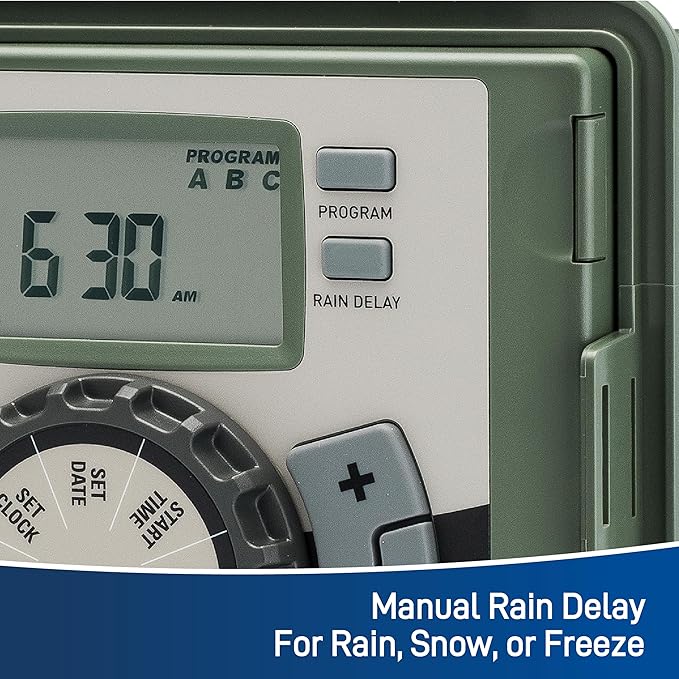 Orbit 57899 9-Station Outdoor Swing Panel Sprinkler System Timer