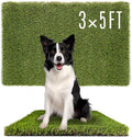 Dog Grass Pads 3 x 5 FT Artificial Grass Pee Pads for Dogs Potty Fake Grass Rug Turf Mat for Dogs Training Indoor Outdoor Garden Lawn Artificial Grass Rug