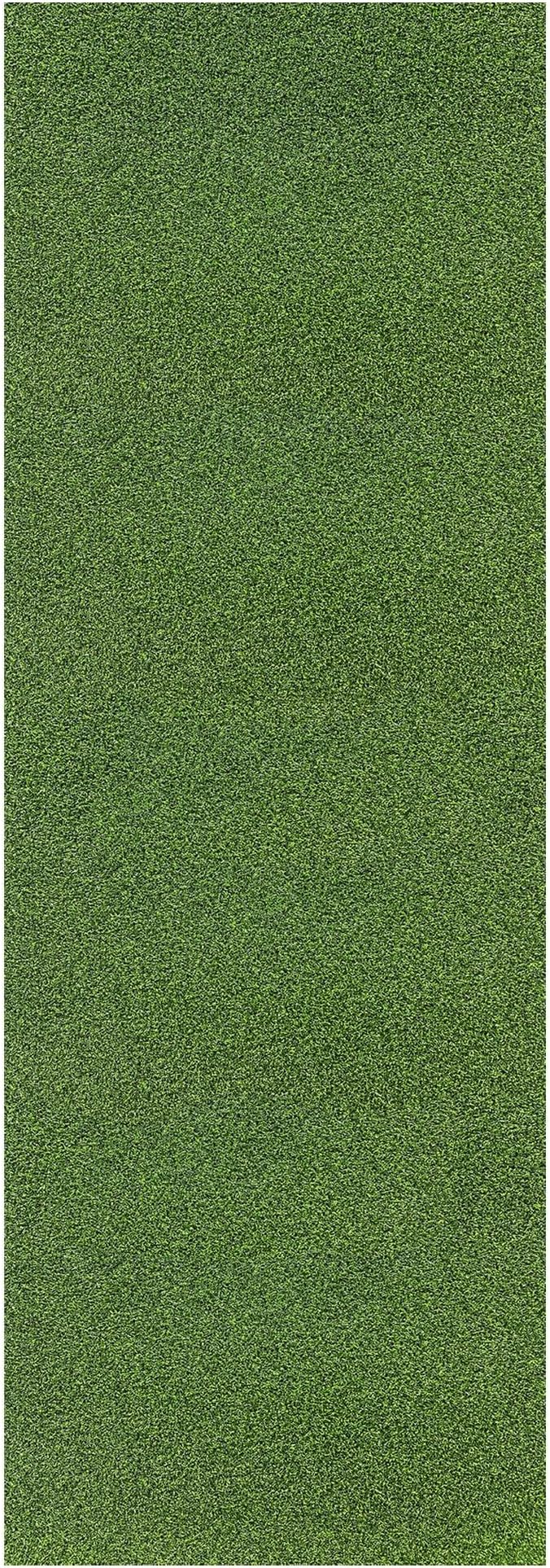 Ottomanson Artificial Turf Golf Hitting Mat 3' x 12' Indoor/Outdoor Waterproof Synthetic Fake Grass for Putting Practice Baseball Football Sports Gym Backyard, Custom Size 2' up to 30'