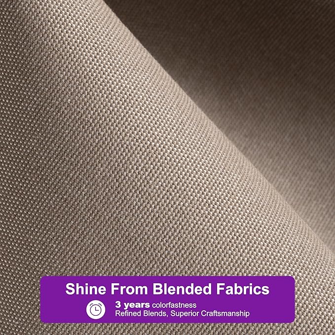 PURPLE LEAF 10' X 13' Patio Umbrella Large Rectangle Outdoor Aluminum Cantilever Umbrella with 3-Year Fade Resistance Recycled Fabric and 360-degree Rotation for Deck Pool Garden, Ash Mocha