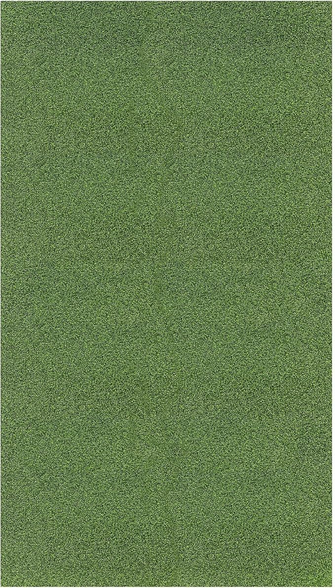 Ottomanson Artificial Turf Golf Hitting Mat 6'6" x 23' Indoor/Outdoor Waterproof Synthetic Fake Grass for Putting Practice Baseball Football Sports Gym Backyard, Custom Size 2' up to 30'