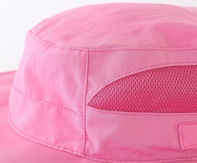 Connectyle Women's UPF 50+ Sun Hat UV Protection Wide Brim Bucket Hat Summer Beach Hats Fishing Hiking Outdoor Safari Hats