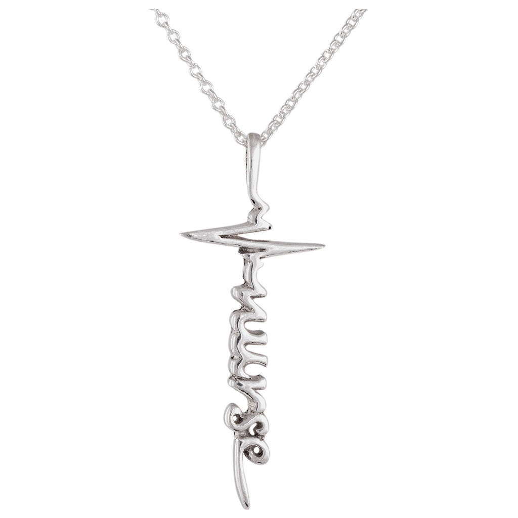 Healthcare Superhero Sterling Silver Necklace by GreaterGood