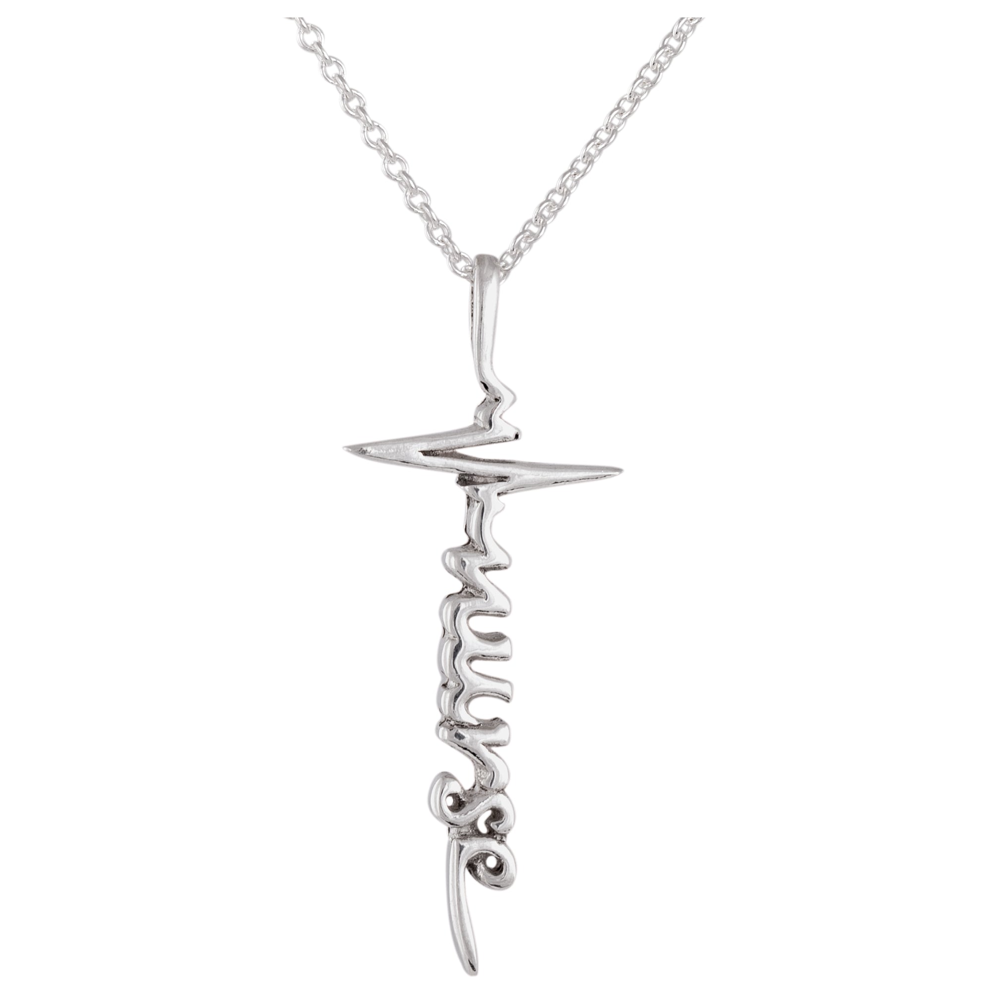 Healthcare Superhero Sterling Silver Necklace by GreaterGood