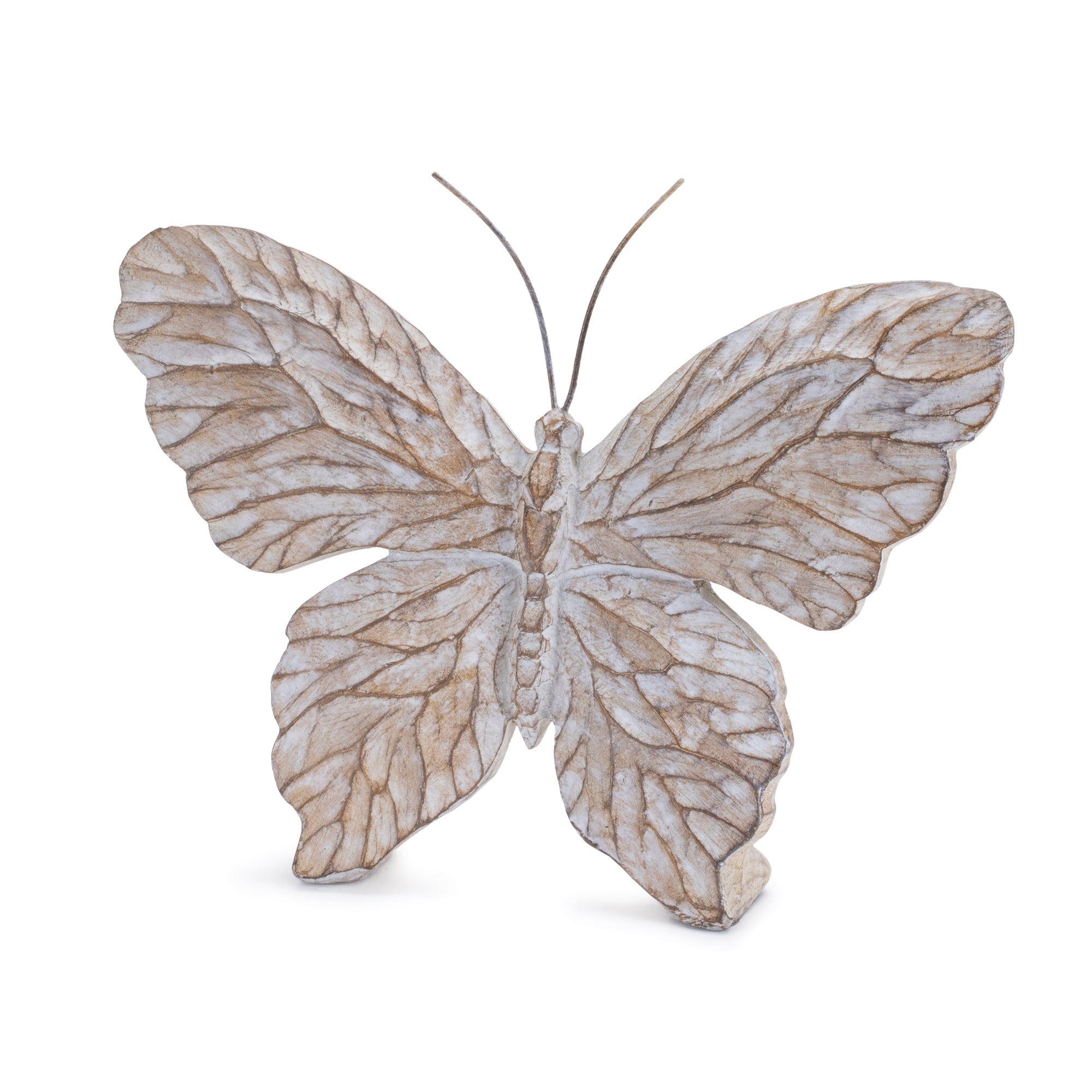 Carved Butterfly Shelf Sitter (Set of 4)