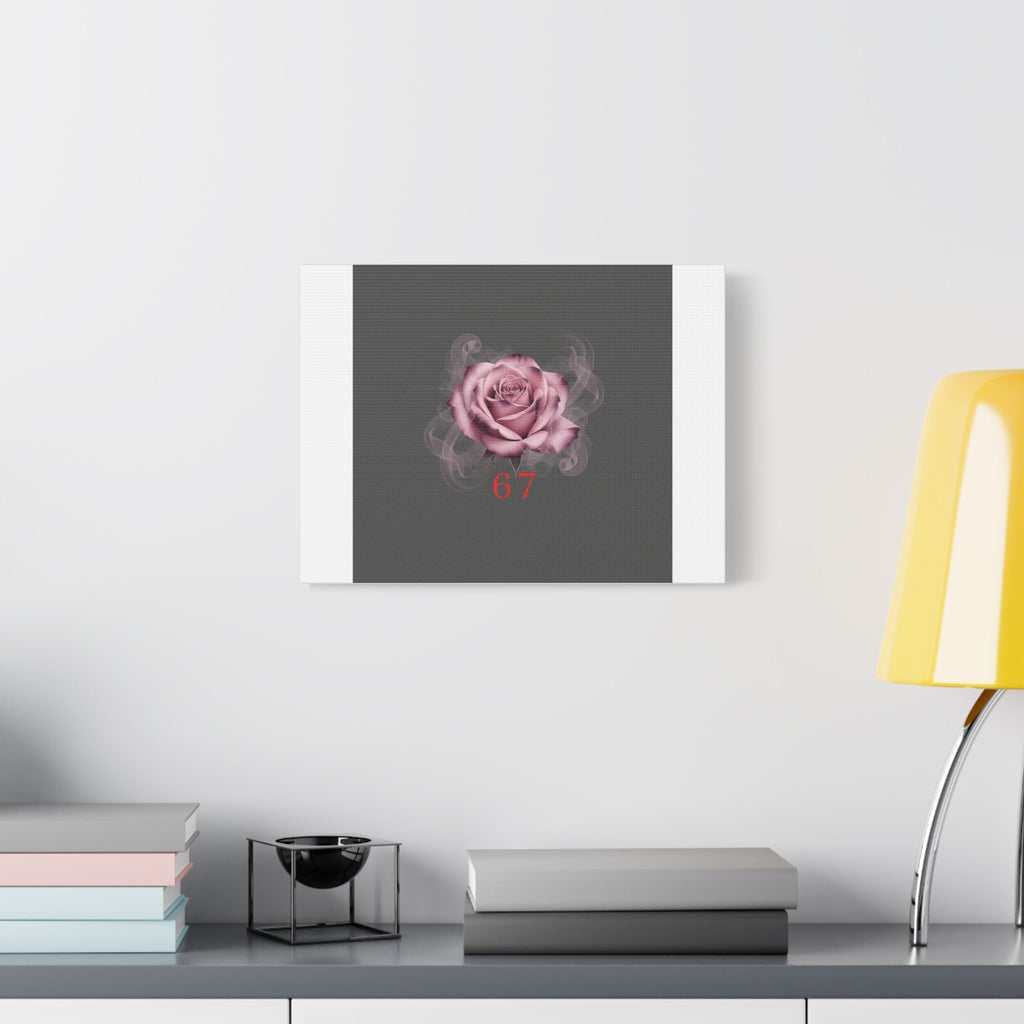 6 7 Valentine's Canvas | Viral Gothic Rose Wall Art | 6 7 Meaning Dark Romance