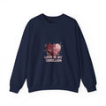 Love Is My Rebellion Sweatshirt | soft grunge heart, distressed punk heart design