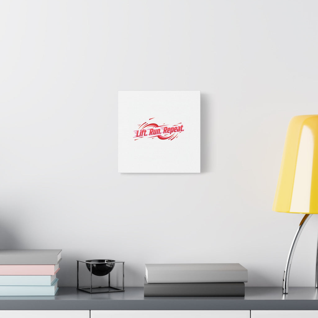 Lift Run Repeat Canvas | Fitness Wall Art, Gym Motivation