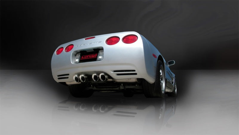 Corsa Performance 2.5" Dual Rear Exit Cat-Back Exhaust System with Twin 3.5" Tips
