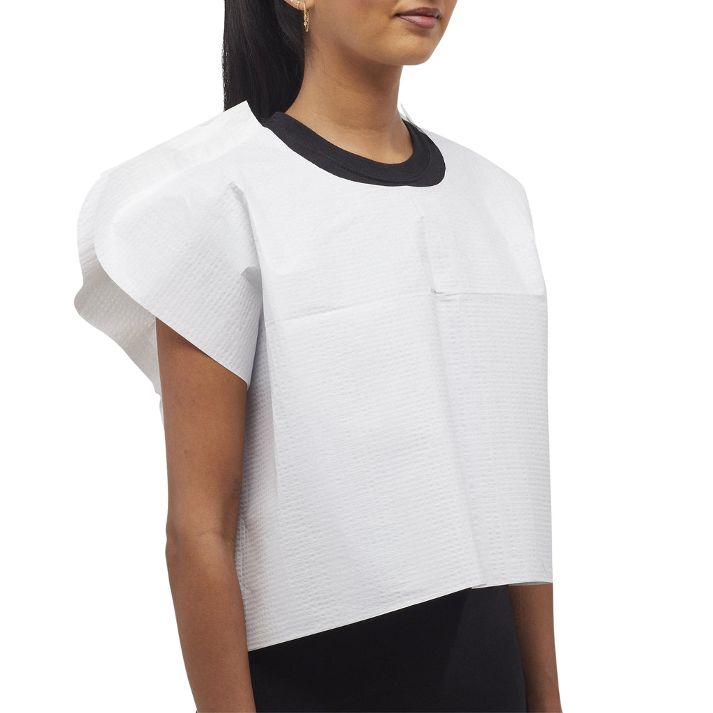 McKesson Exam Cape, White, 21 x 30 Inch 18-856