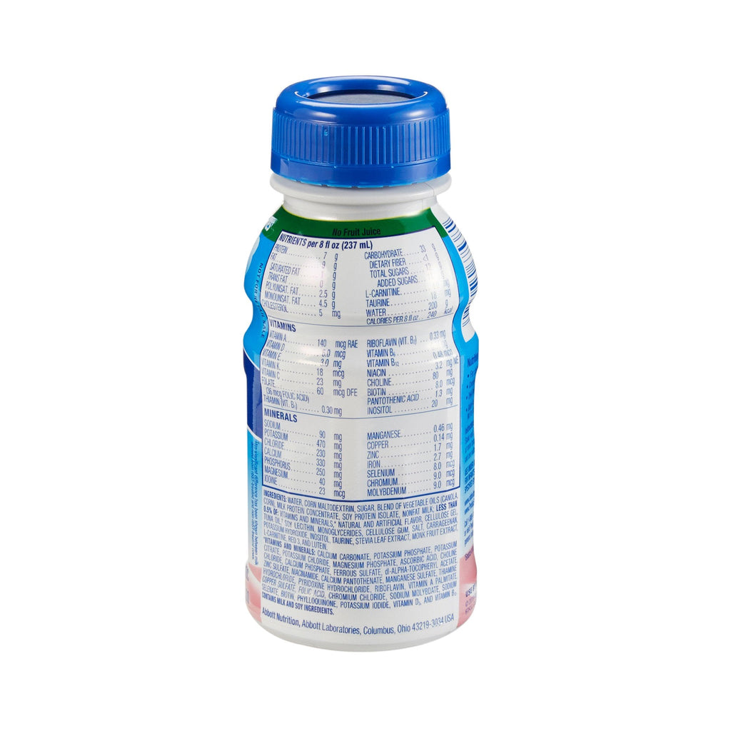 PediaSure® Grow & Gain Therapeutic Nutrition, Strawberry, 8-ounce bottle 67537