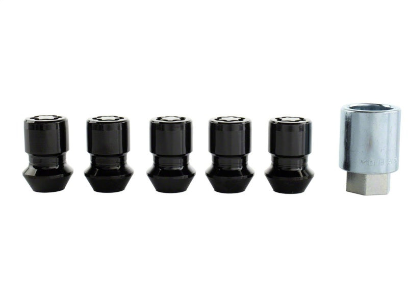 Ford Racing M12X1.5 Black Security Lug Nut - Set of 5 M-1A043-B5