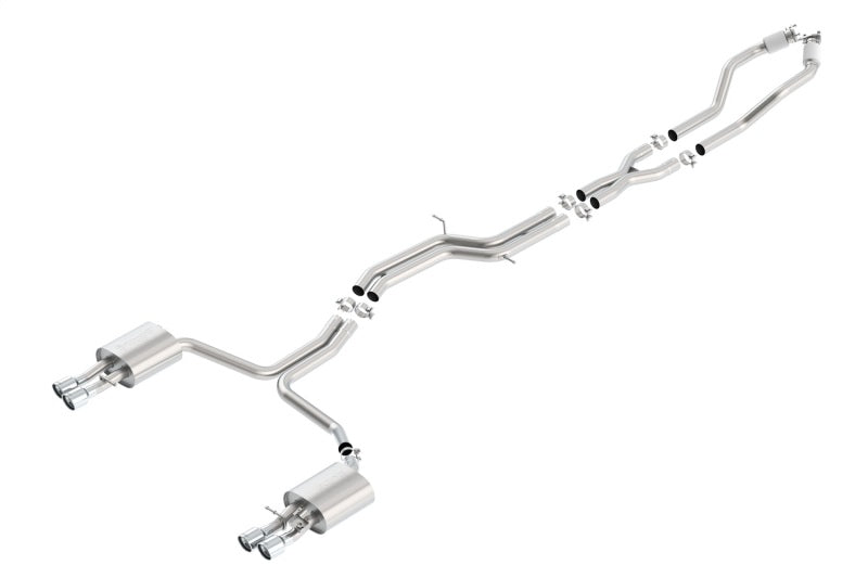 Borla 13-17 Audi S6 4.0L AT Dual Split Exit S-Type Catback Exhaust 140704