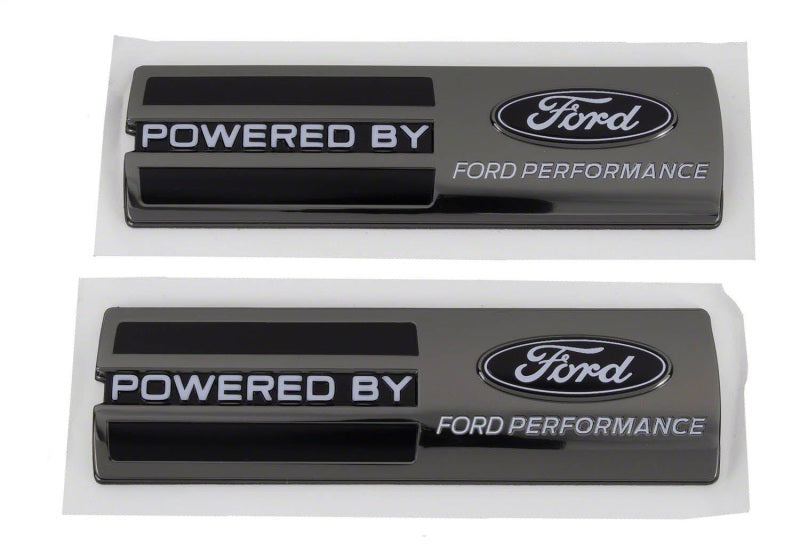 Ford Racing Powered by Ford Performance Fender Badge - Black M-16098-PBFPB