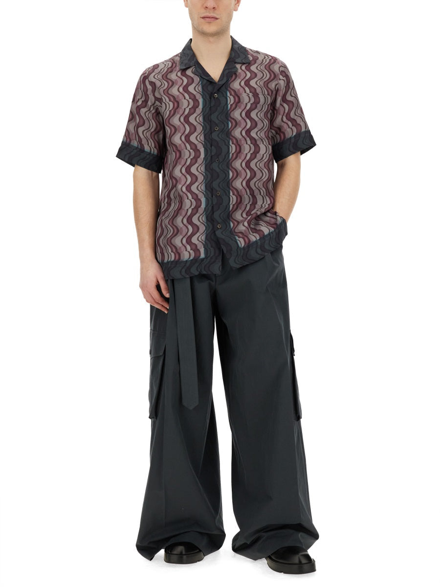 Dries Van Noten Men Printed Shirt