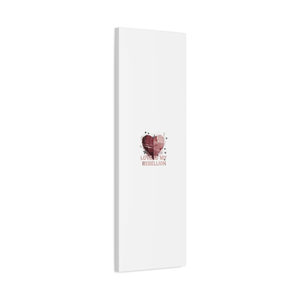 Love Is My Rebellion Canvas | Soft Grunge Hearts, Distressed Valentine Collage