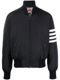 Thom Browne Men Bomber Jacket With 4-Stripe Detail