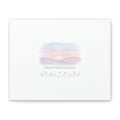 Choose Your Intentions Canvas, soft wellness poster, pastel gradient mindfulness art