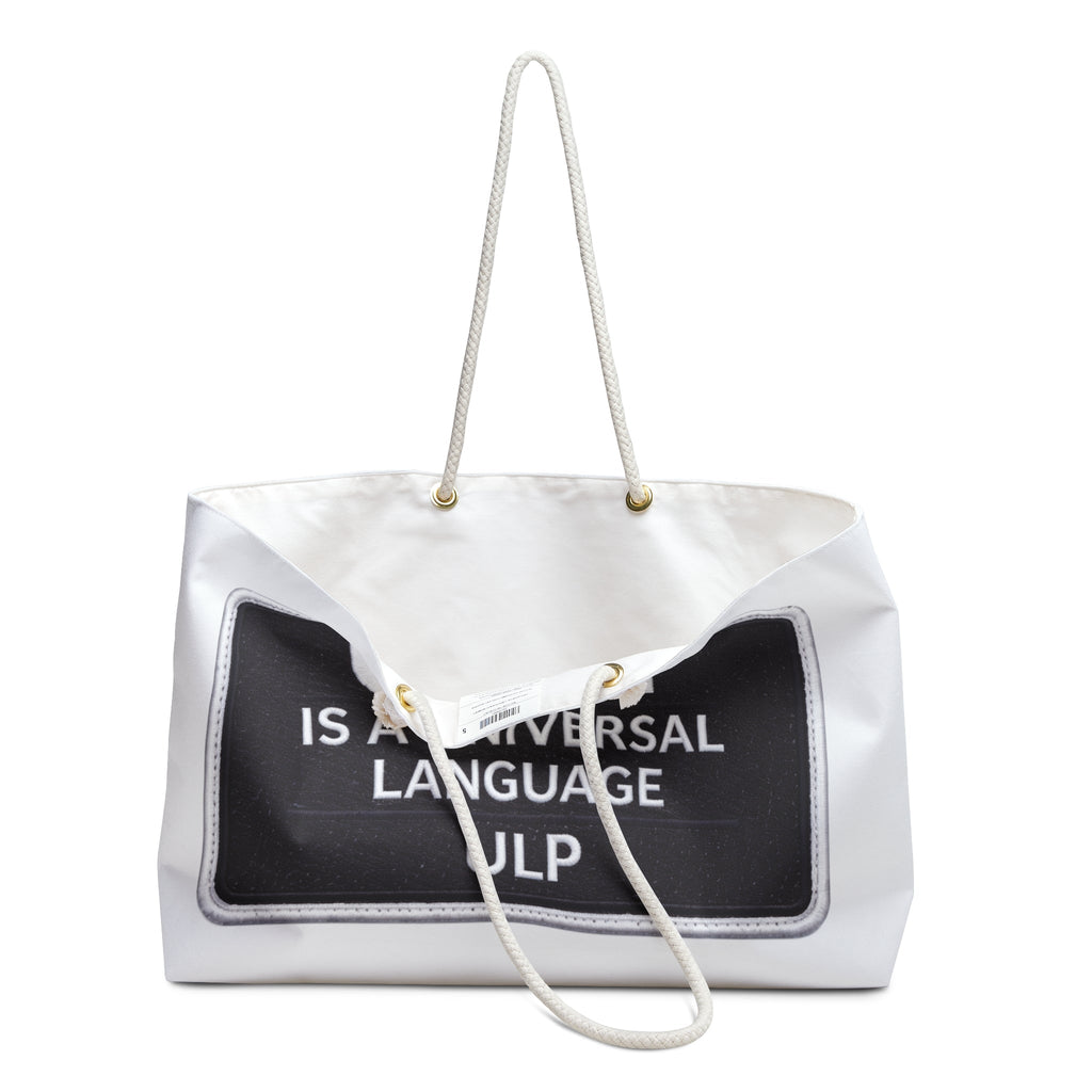 Unity Tote Bag — "Unity is a universal language" Canvas Weekender
