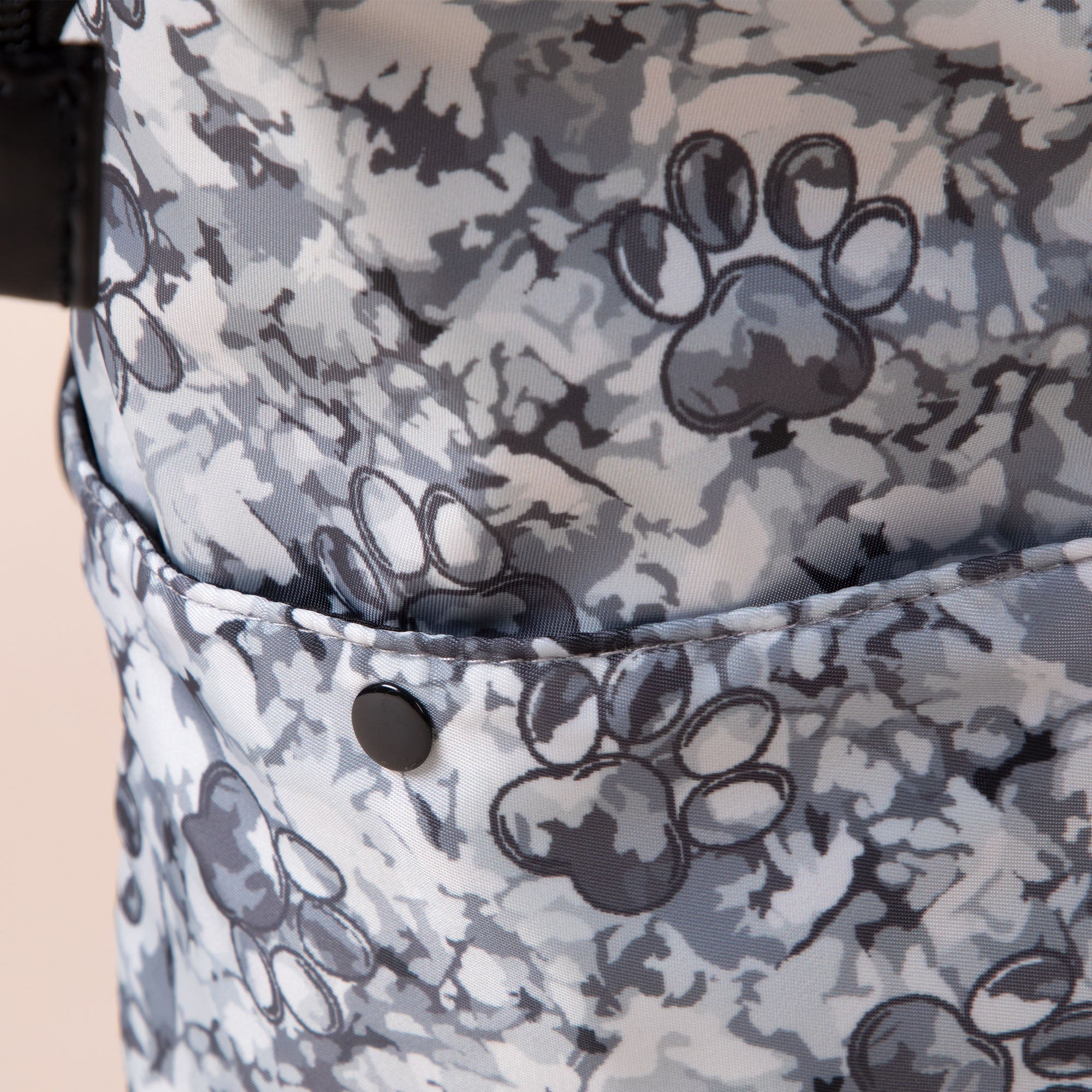 GreaterGood Paw Print Shoulder Tote Bag with Faux Leather Handles