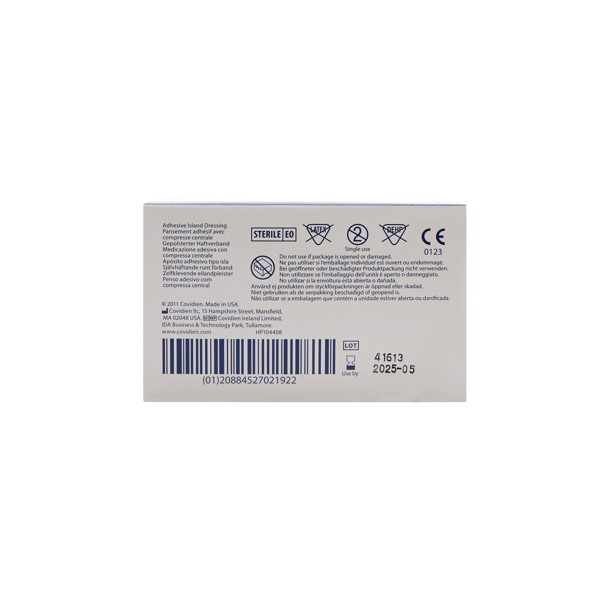 Telfa™ White Adhesive Strip, 2 x 3-3/4 Inch 7539LF