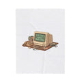 “I’ll Try Again Next Year” Retro Computer Blanket | Resolution Skepticism, January Burnout