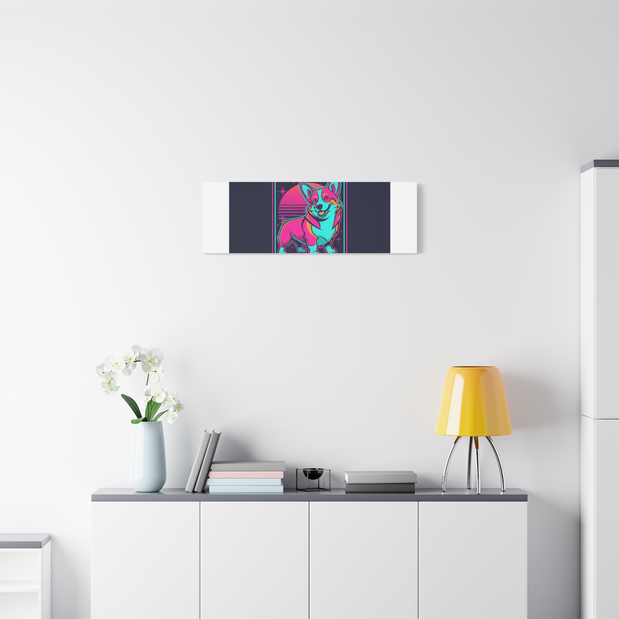 Platonic Love Corgi Canvas | Friendship Valentine, Galentine’s Wall Art
