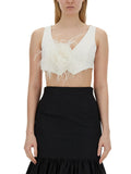 Moschino Women Vests With Rose.